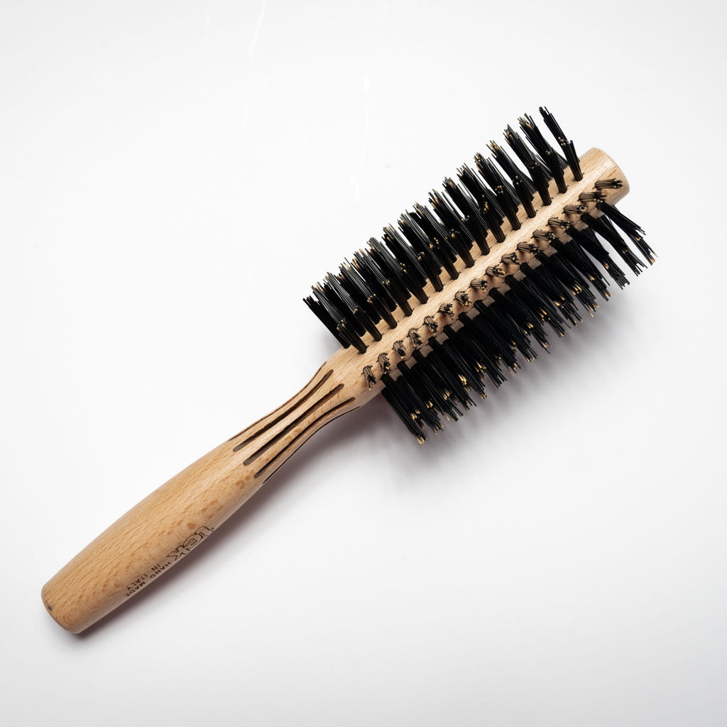 TEK Round Brush with Ash Wood – Calia Natural